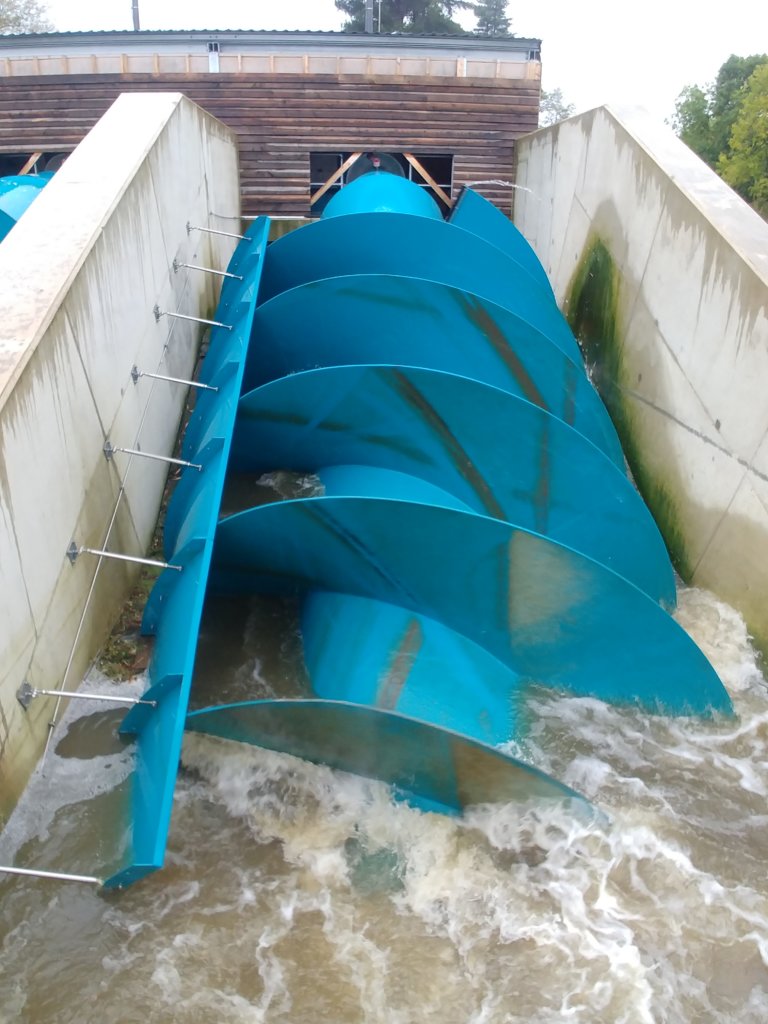 Sandford Hydro Archimedes screw