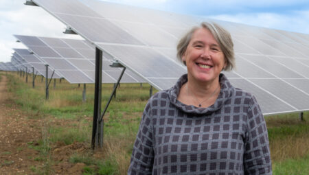 Barbara Hammond at Ray Valley Solar.