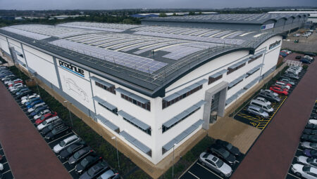 Prodrive's community owned rooftop solar installation by Low Carbon Hub, Oxfordshire
