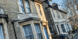 Oxfordshire row of Victorian houses