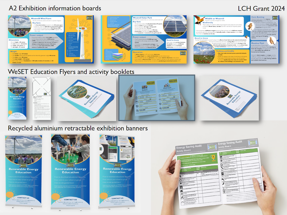 Weset printed education materials